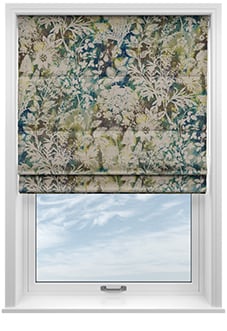 Oasis, Forest - Twist&Fit Roman Blind